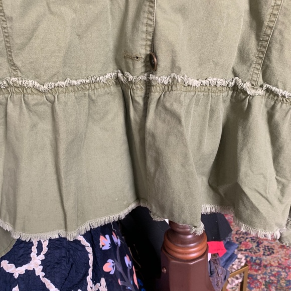 Caslon raw hem utility jacket in sage . Worn twice. - Picture 3 of 3